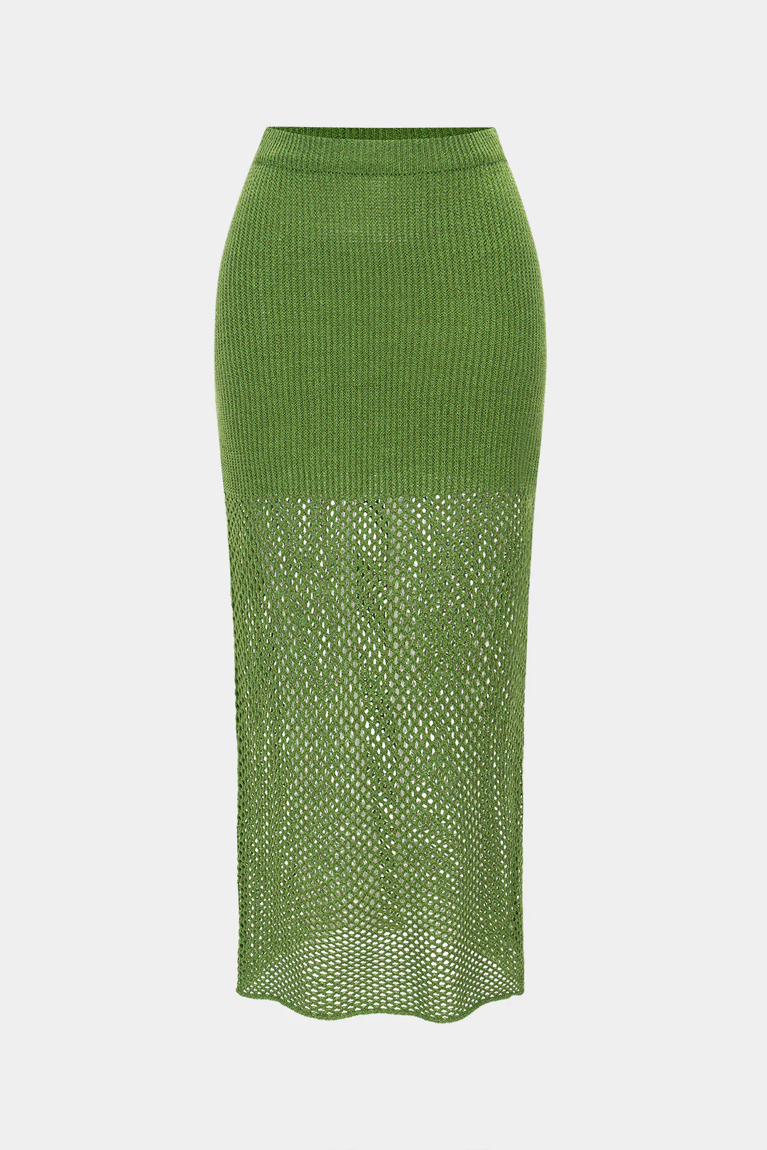 Knit Hollow-Out Skirt