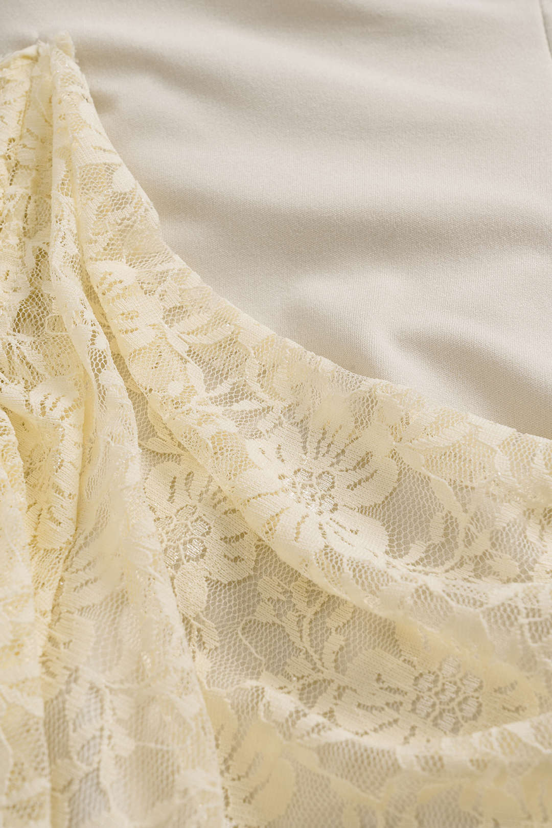 Lace Patchwork Mini Skirt