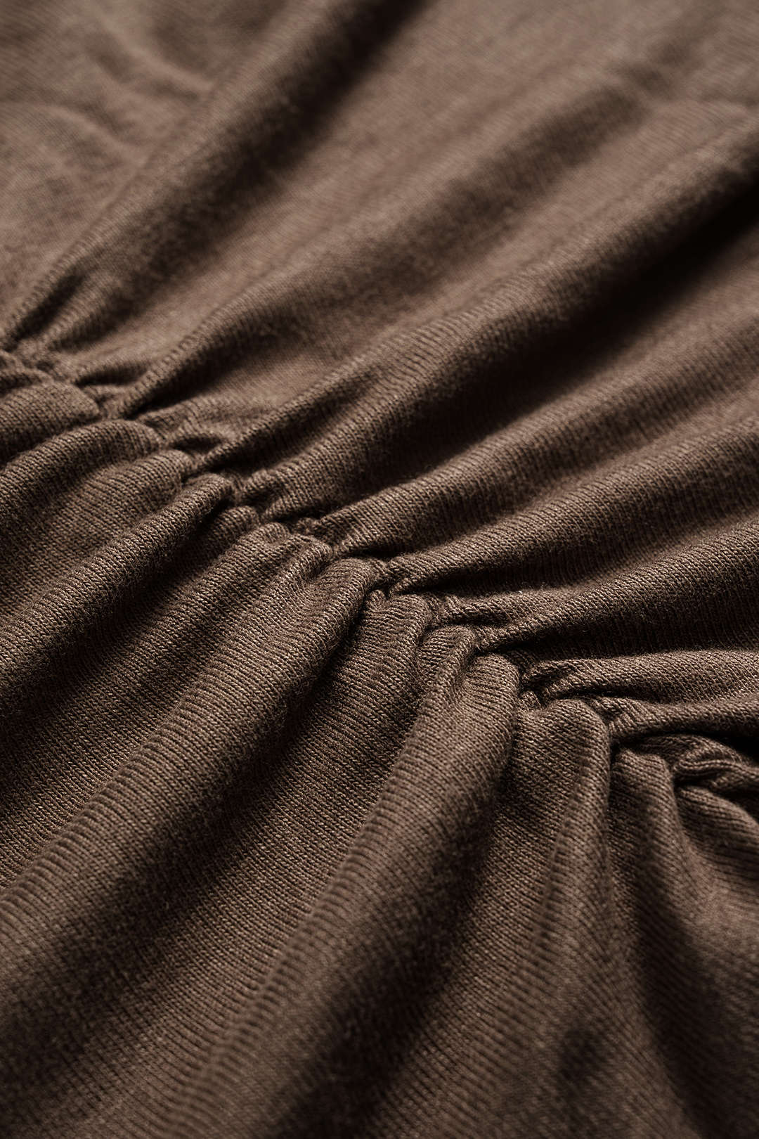 Metallic Decorated Ruched Short-Sleeve T-Shirt