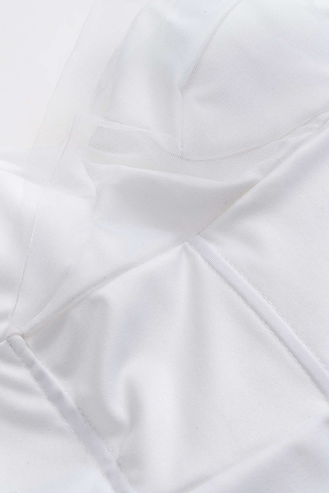 Mesh Zipper Corset Mini Slip Dress