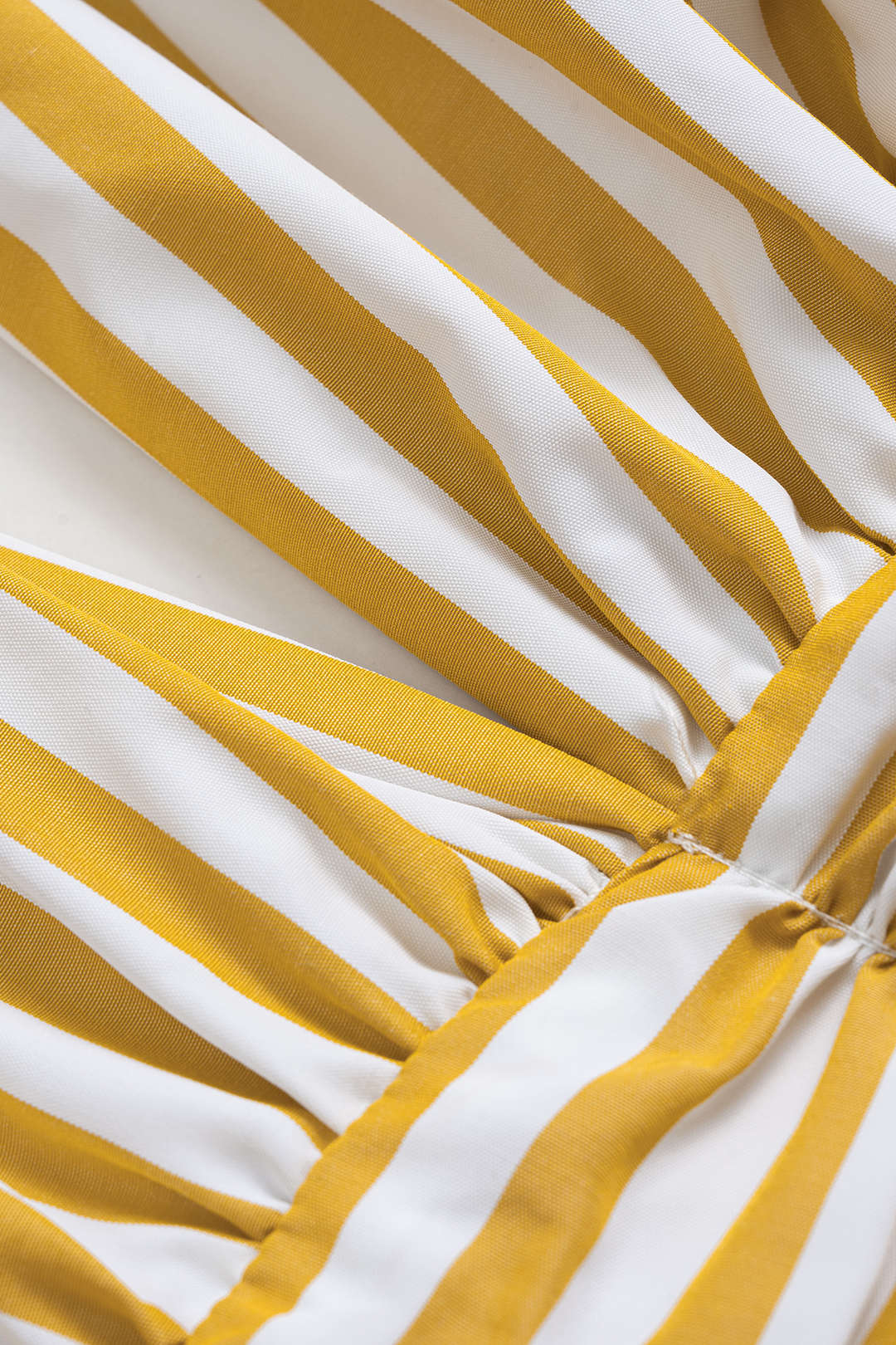 Stripes Print Halter Neck Shirred Backless Sleeveless Mini Dress