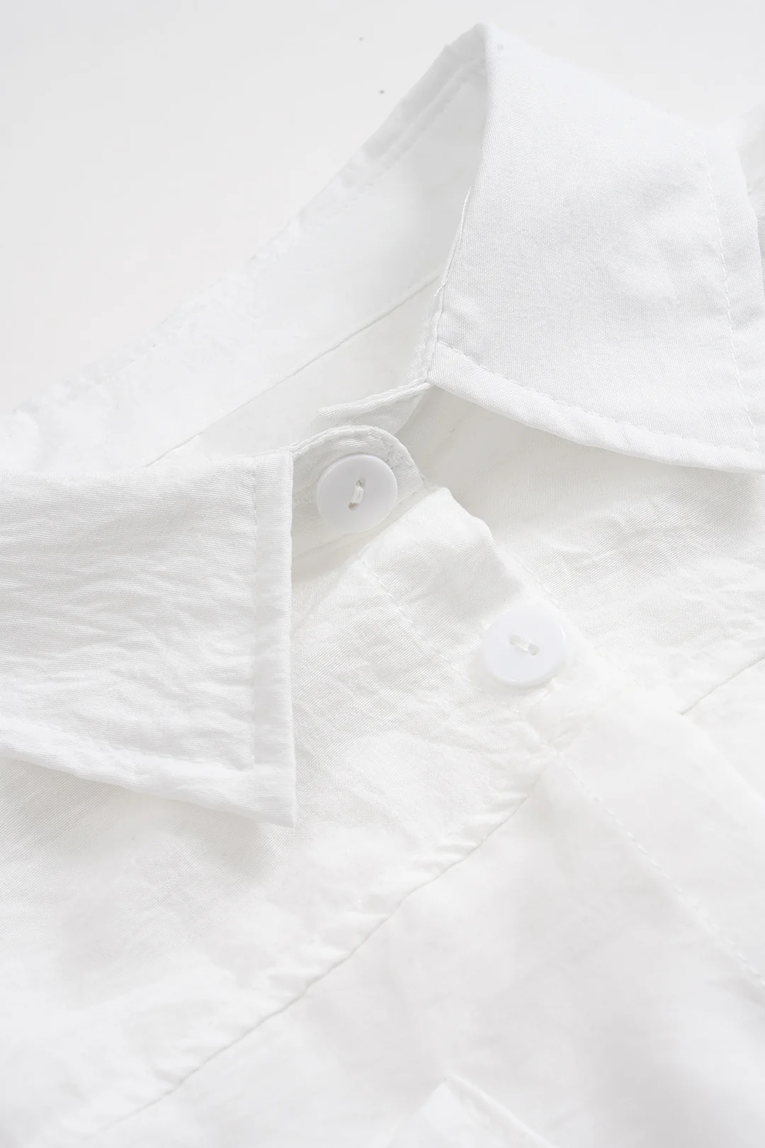 Solid Belted Collar  Tank Top