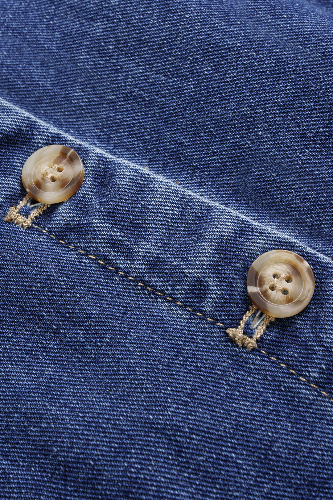 Denim Buttoned Tank Top