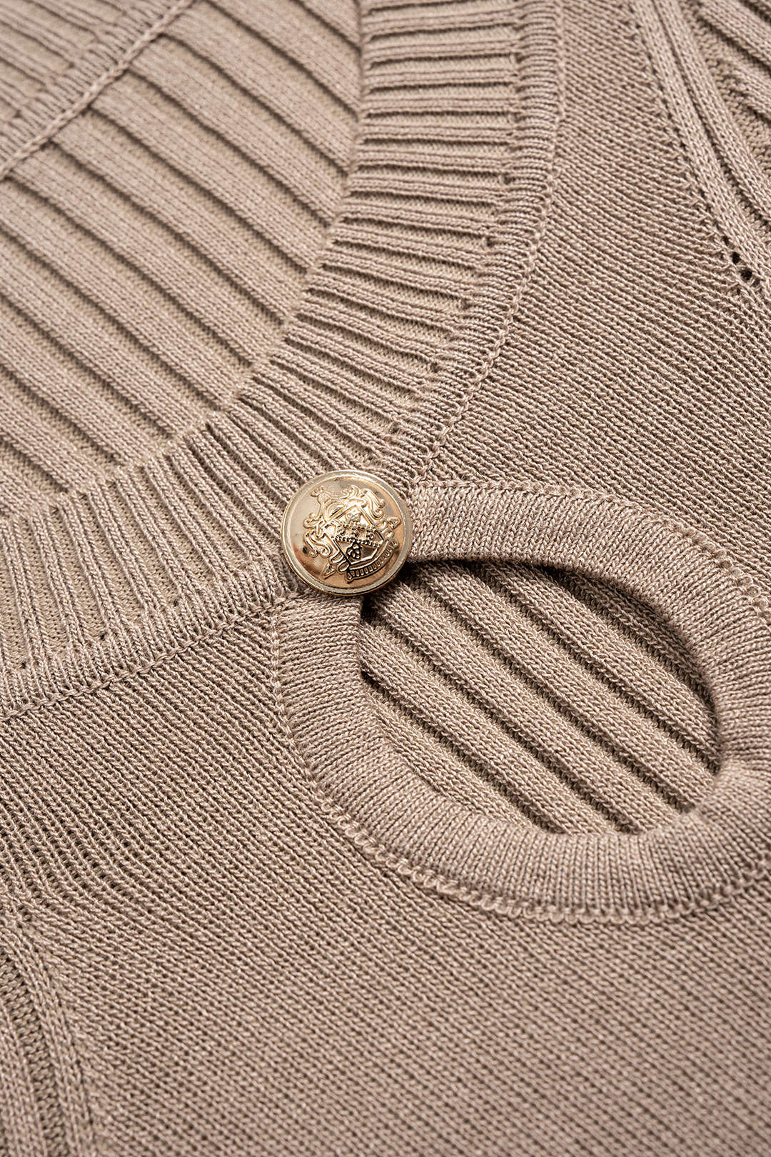 Knit Cut-Out Ribbed Sleeveless Dress