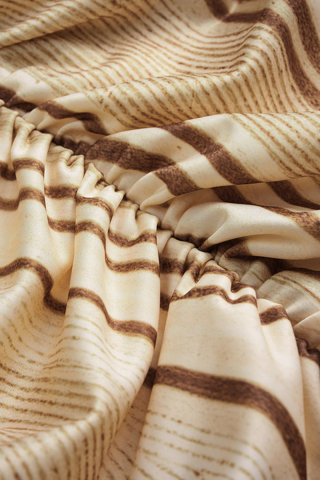 Abstract Print Tie Knot Ruched Tank Sleeveless Maxi Dress