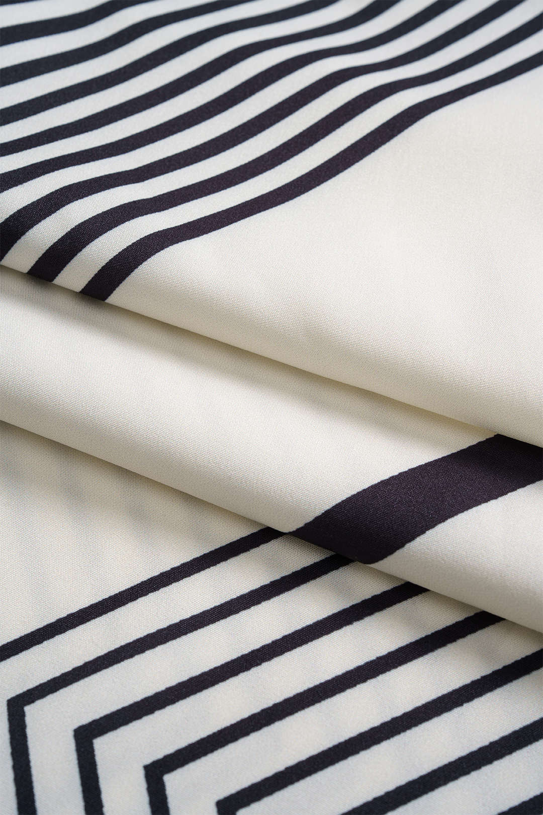 Striped Contrast Print Knotted Skirt