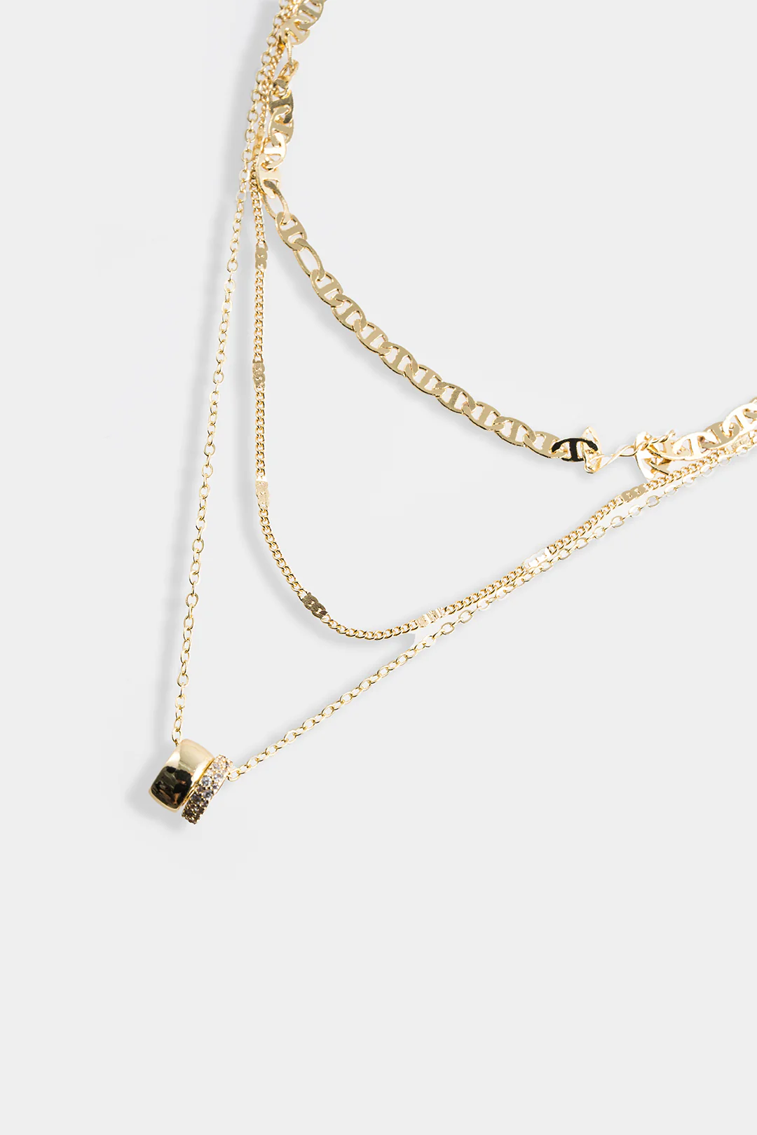 Metallic Multi-Layer Necklace