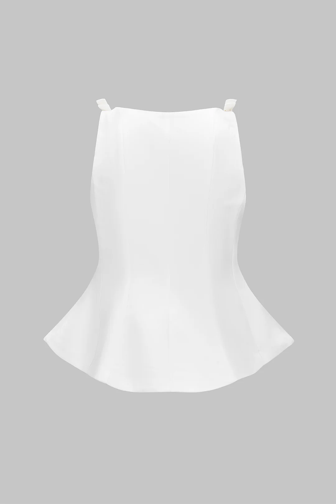 Puffy Hem Bow - Decorated Slip Cami Top