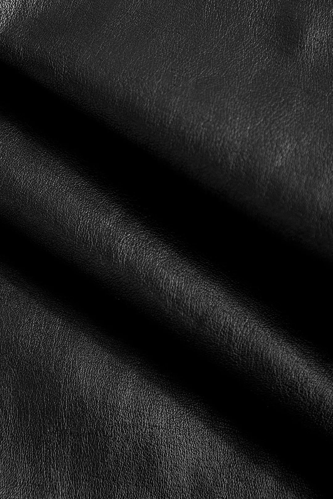 Faux Leather Pleated Skirt