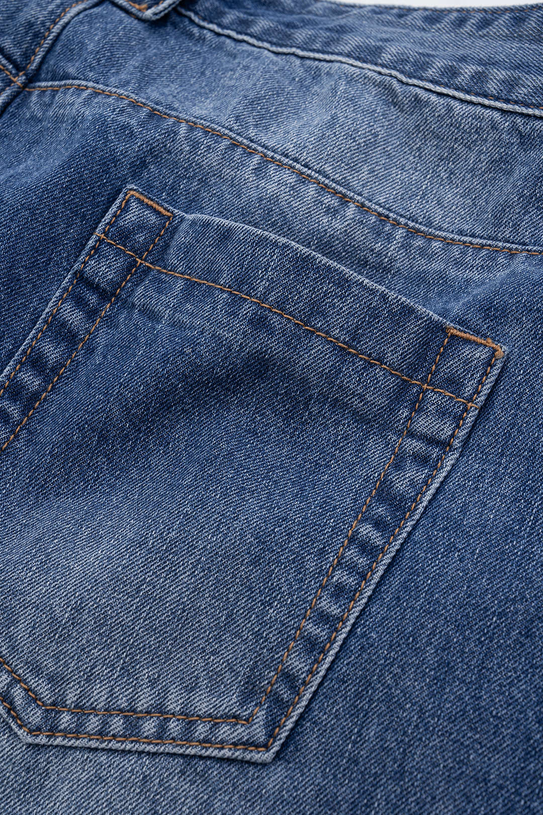 Denim Wide-Leg Barrel Jeans