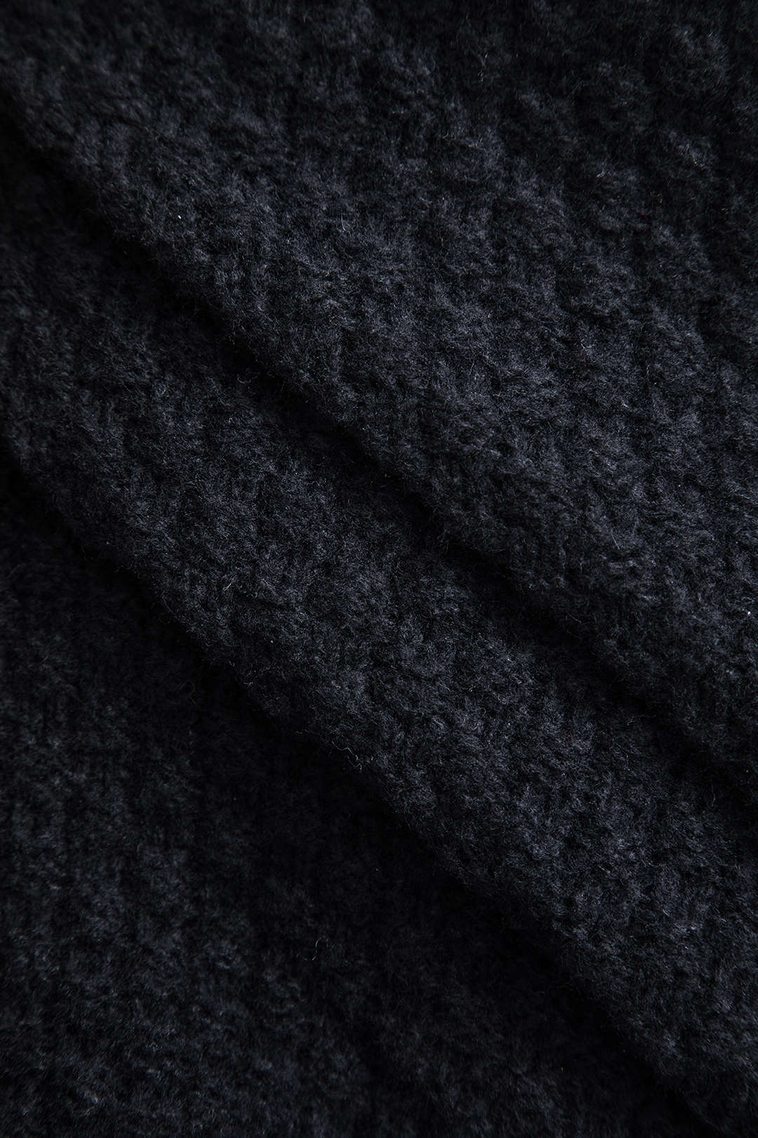 Plus Size Sweater Button Denim Patchwork Cardigan