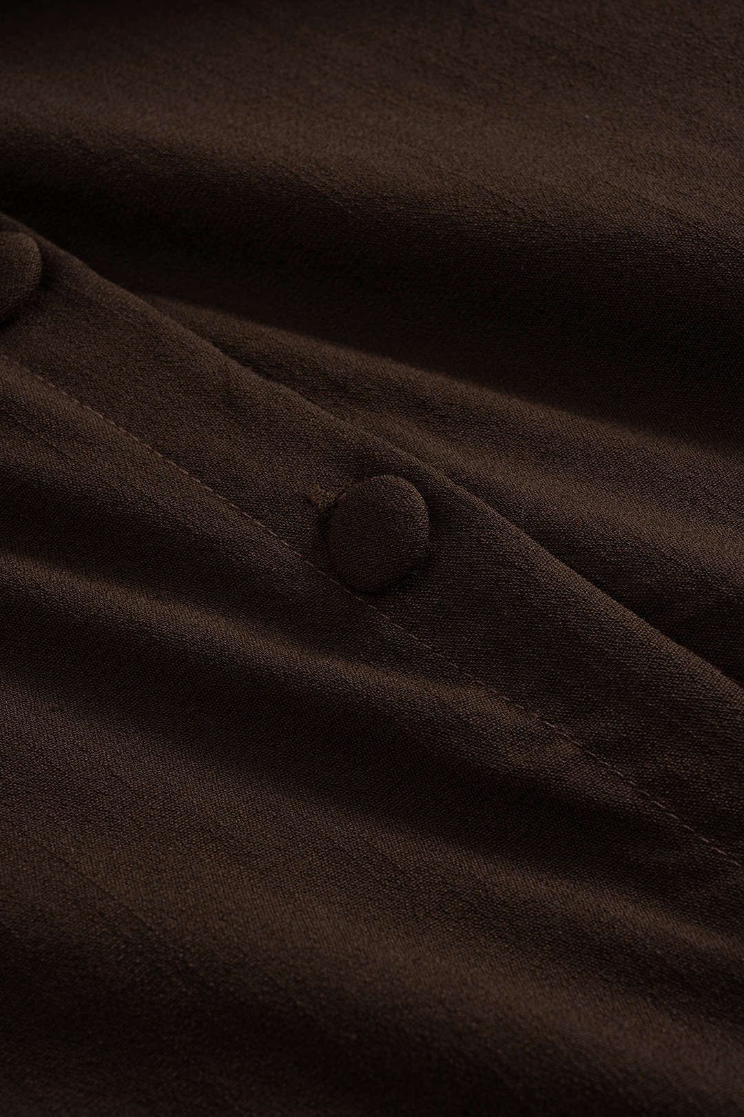 Button Detailing Sleeveless Mid-length Dress