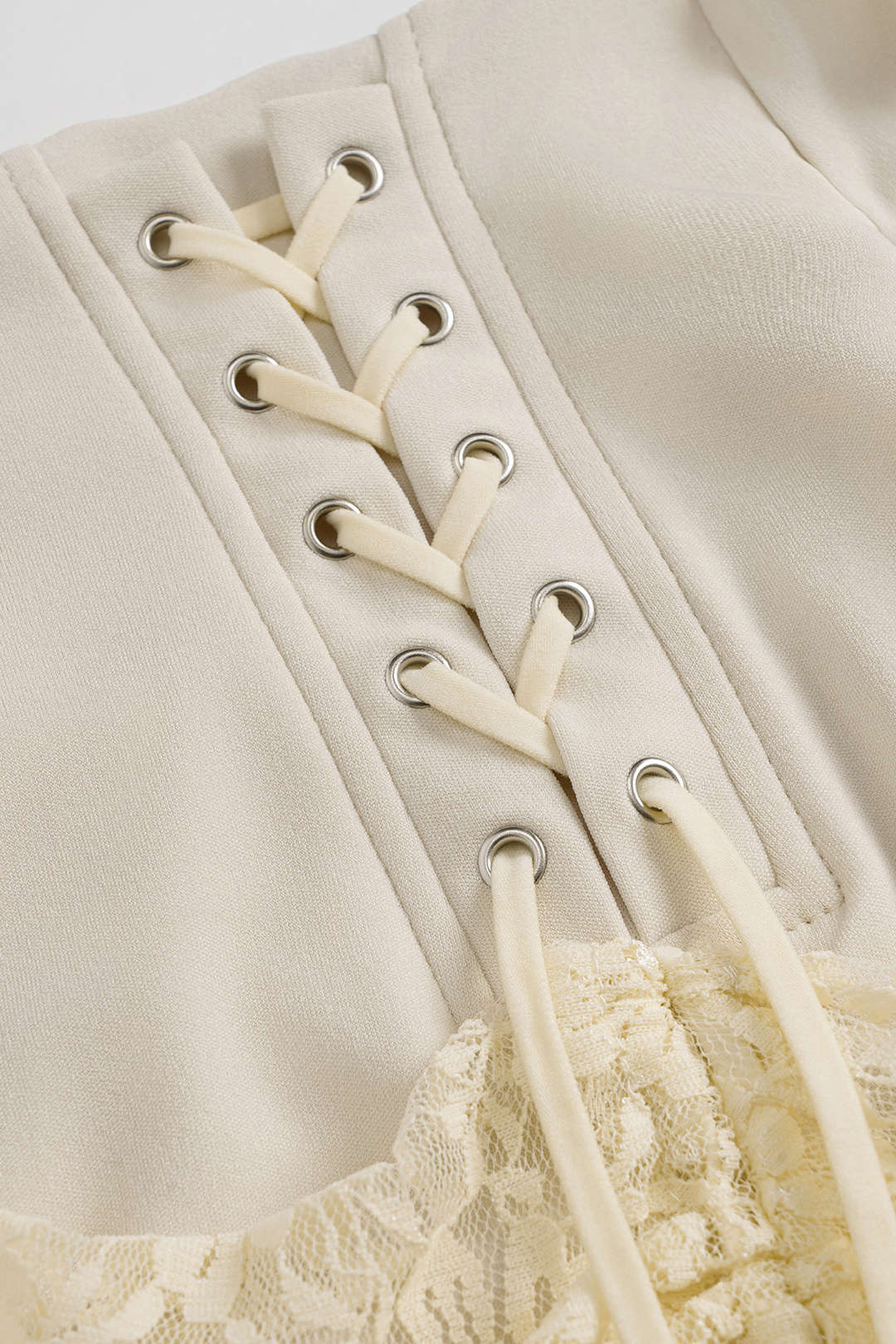 Lace Patchwork Mini Skirt