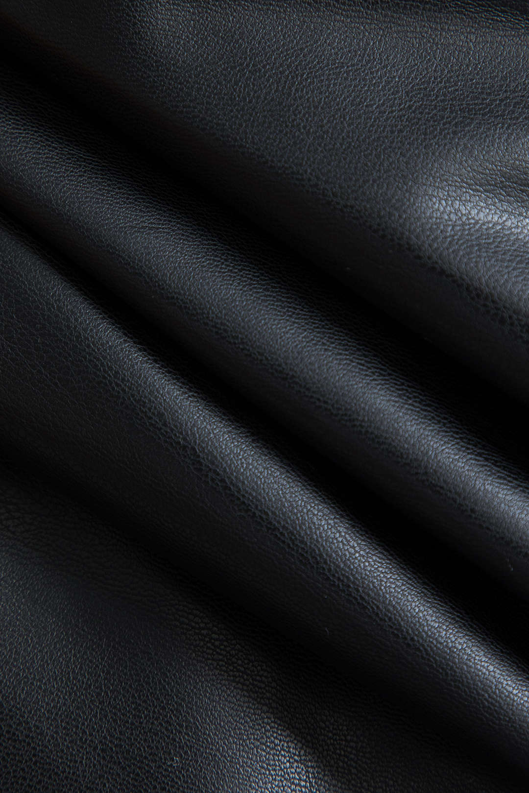 Plus Size Solid Pu Leather Jacket