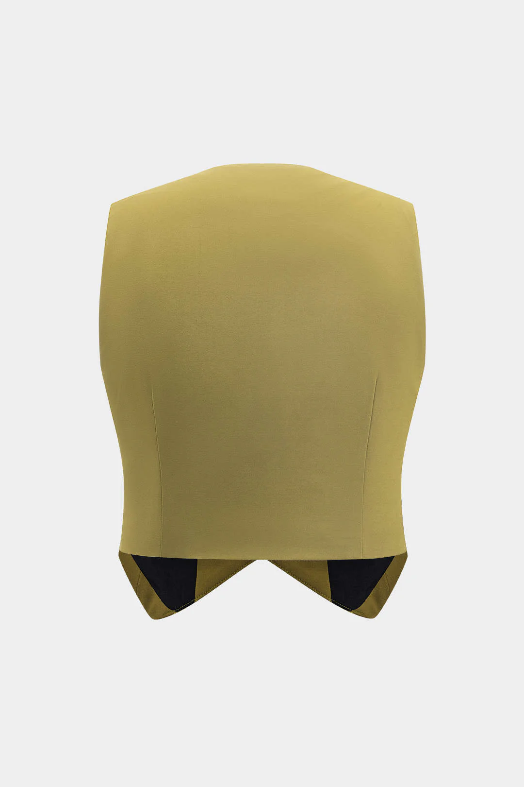 Plus Size Button Tank Top And Pleated Skirt Set