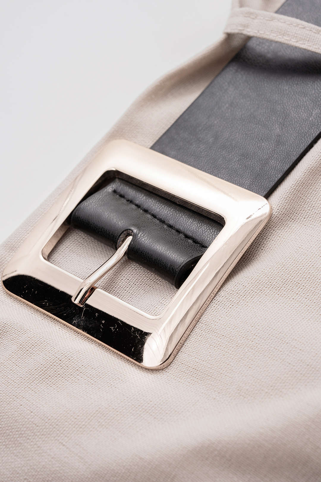 Patchwork Belted Skirt