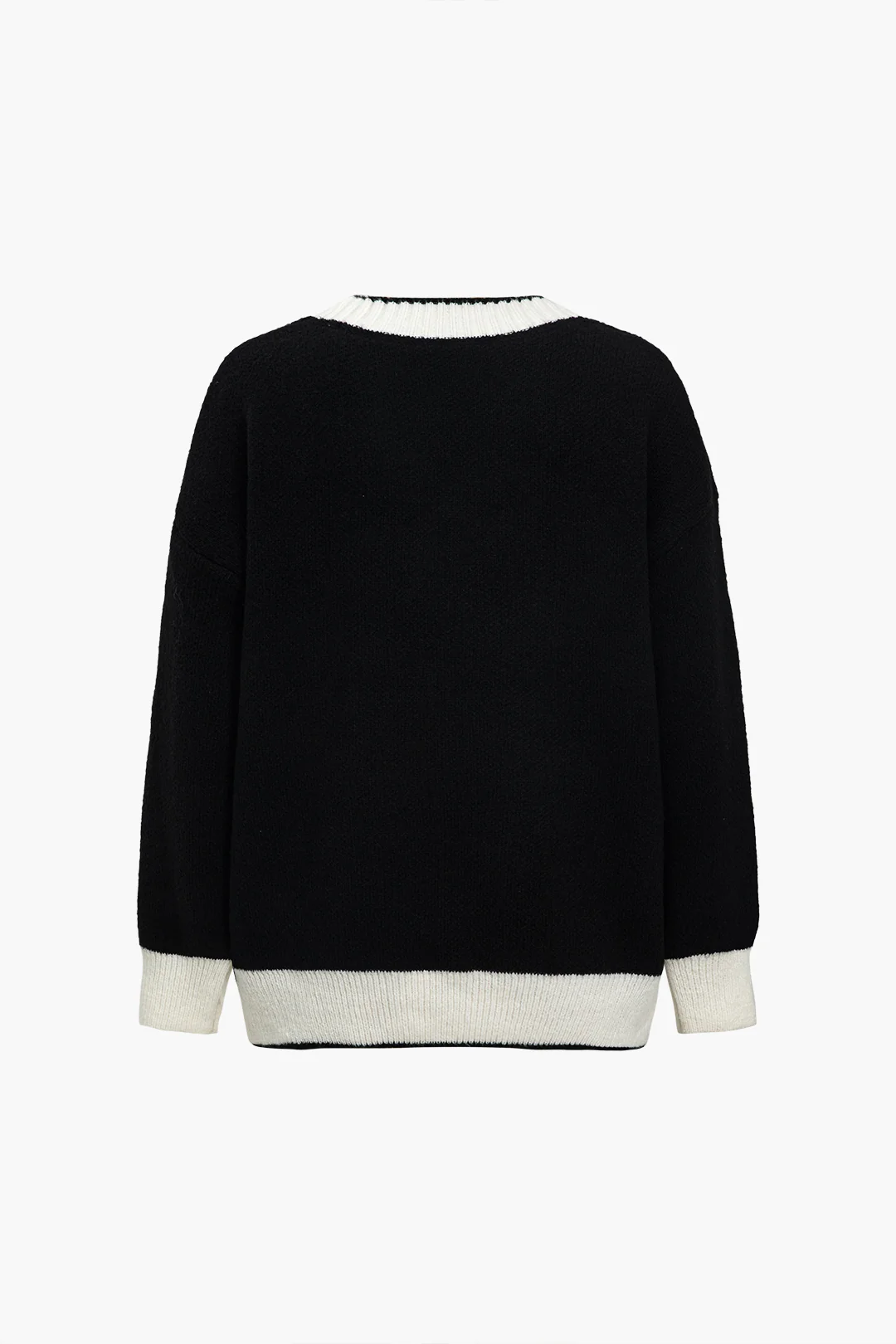 Color Block Knit Cardigan