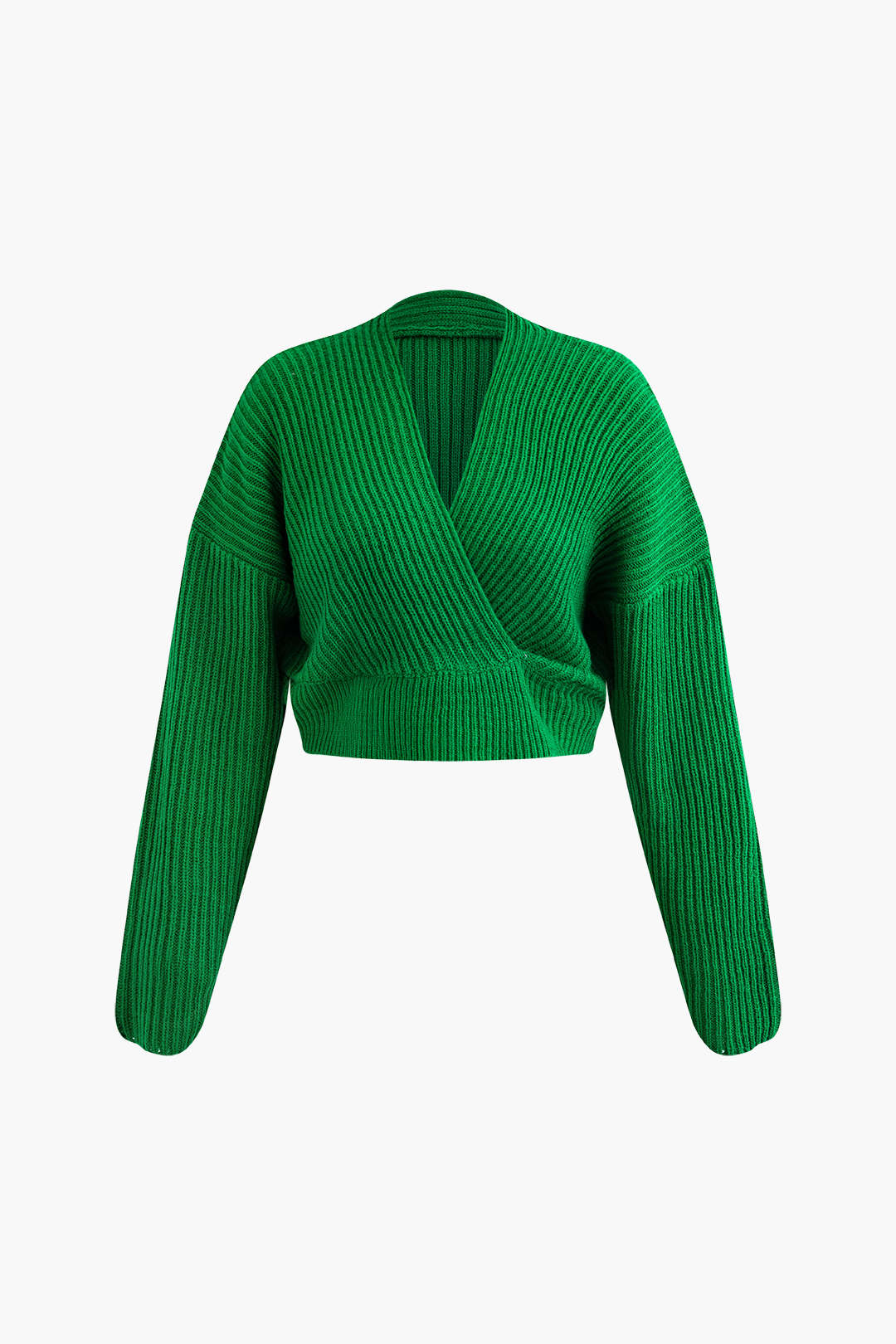 V-neck Long Sleeve Sweater and Skirt Set