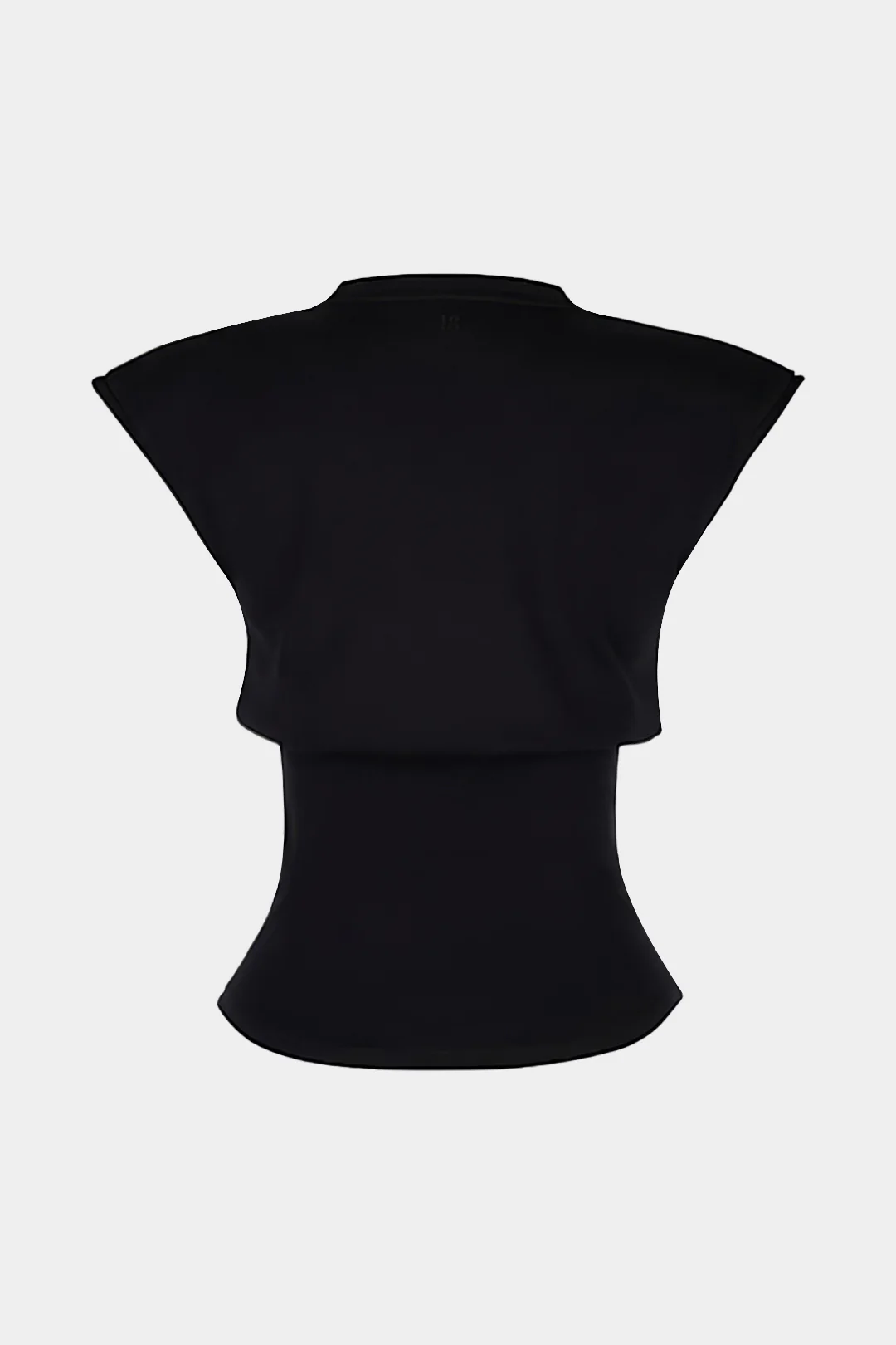 Zippered Round Neck Short Sleeve T-Shirt