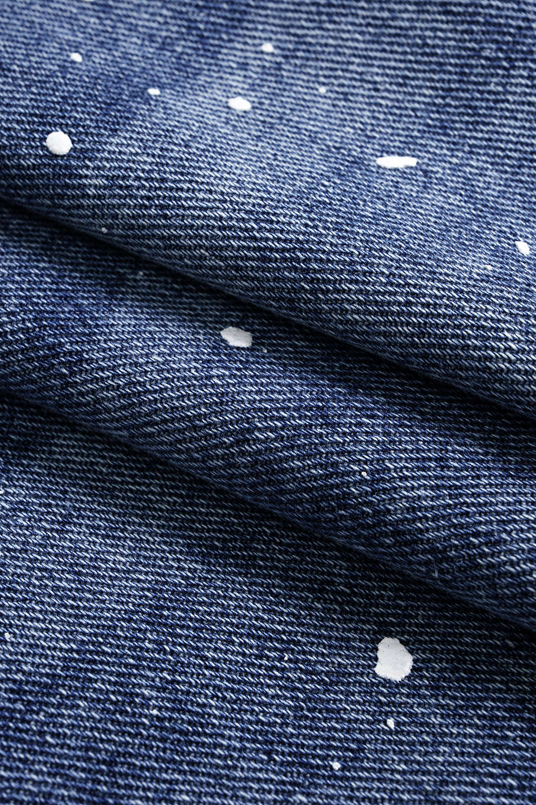 Lace Cut-Out Patchwork Wide-Leg Denim Jeans