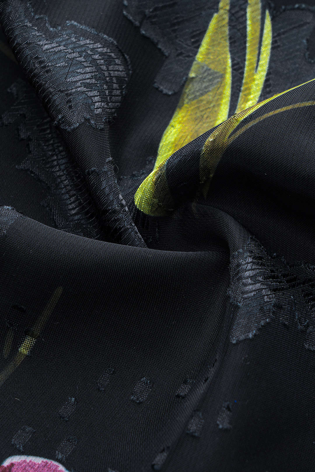 Floral Print Chiffon Skirt