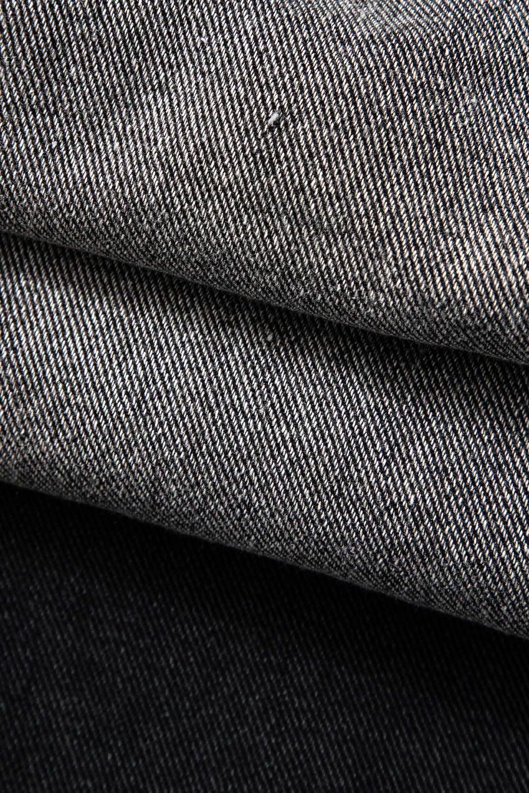 Ombre Multi-Pocket Wide-Leg Cargo Denim Trousers