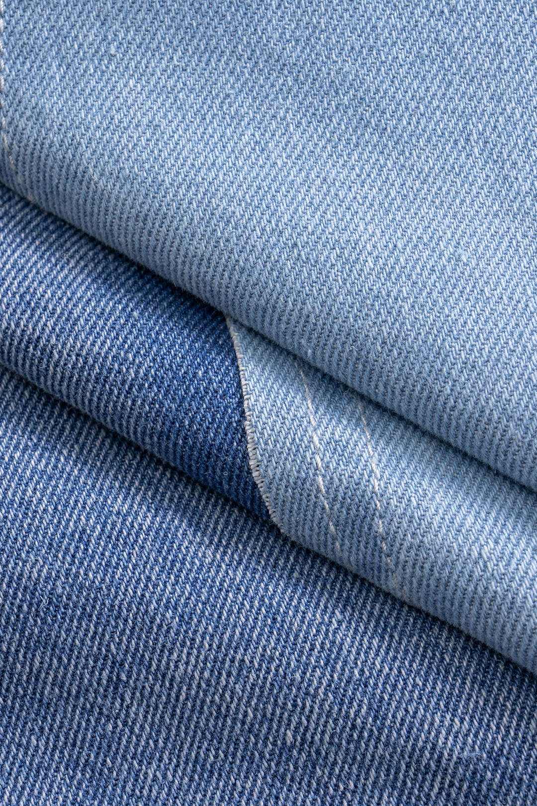 Denim Patchwork Button Dress