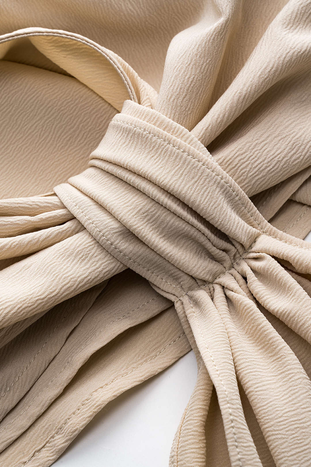 Chiffon Slip Knotted Asymmetrical Cami Top