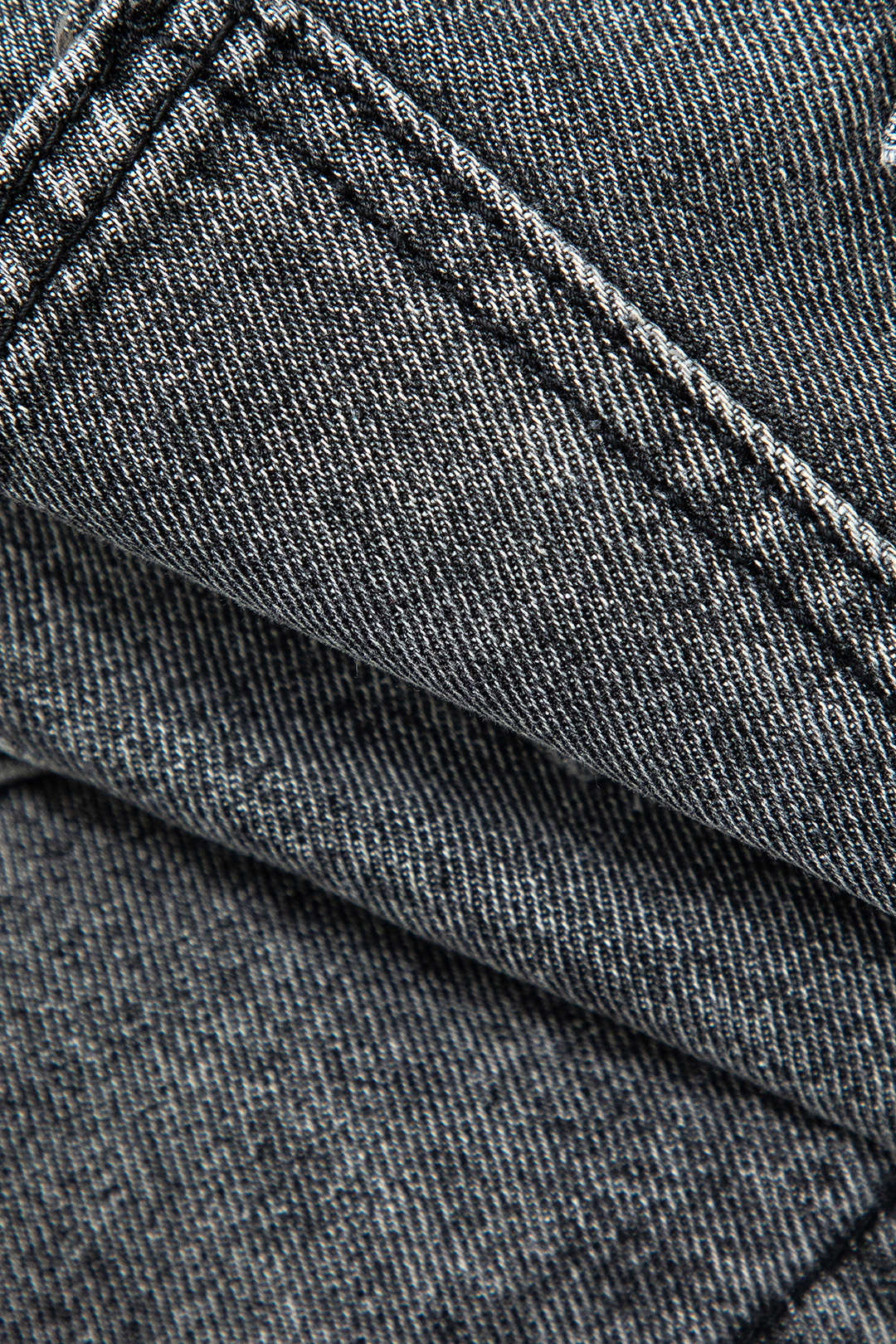 Multi-Pocket Denim Mini Cargo Skirt