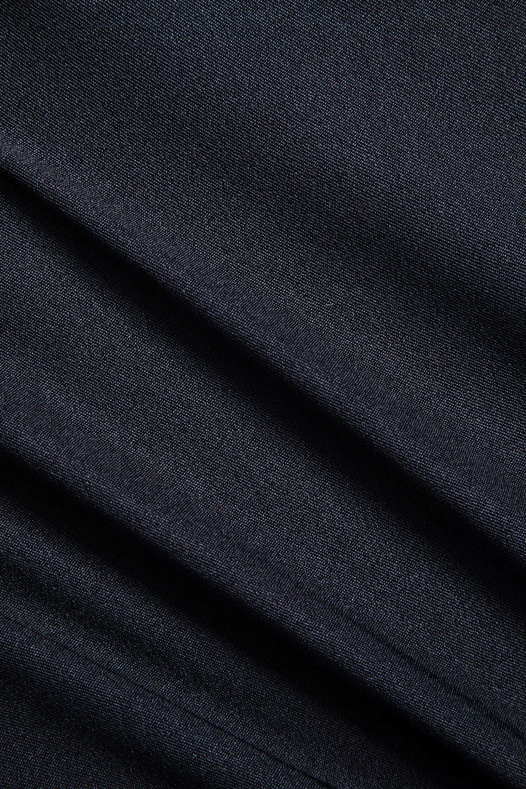 Patchwork Denim Notched Lapel Blazer and Skirt Ensemble