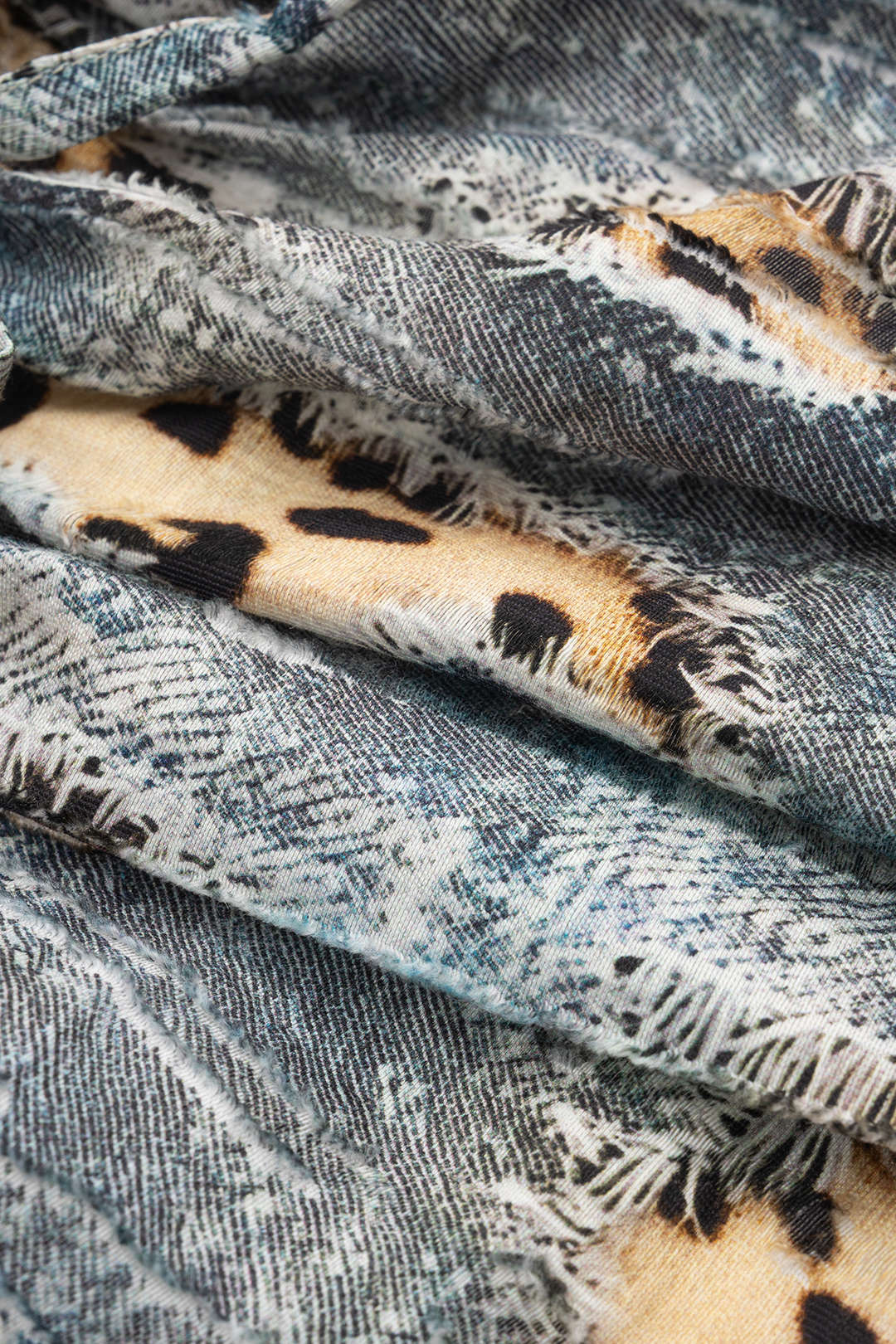 Retro Leopard Print Backless Tie-Up Ruched Drawstring Camisole Top