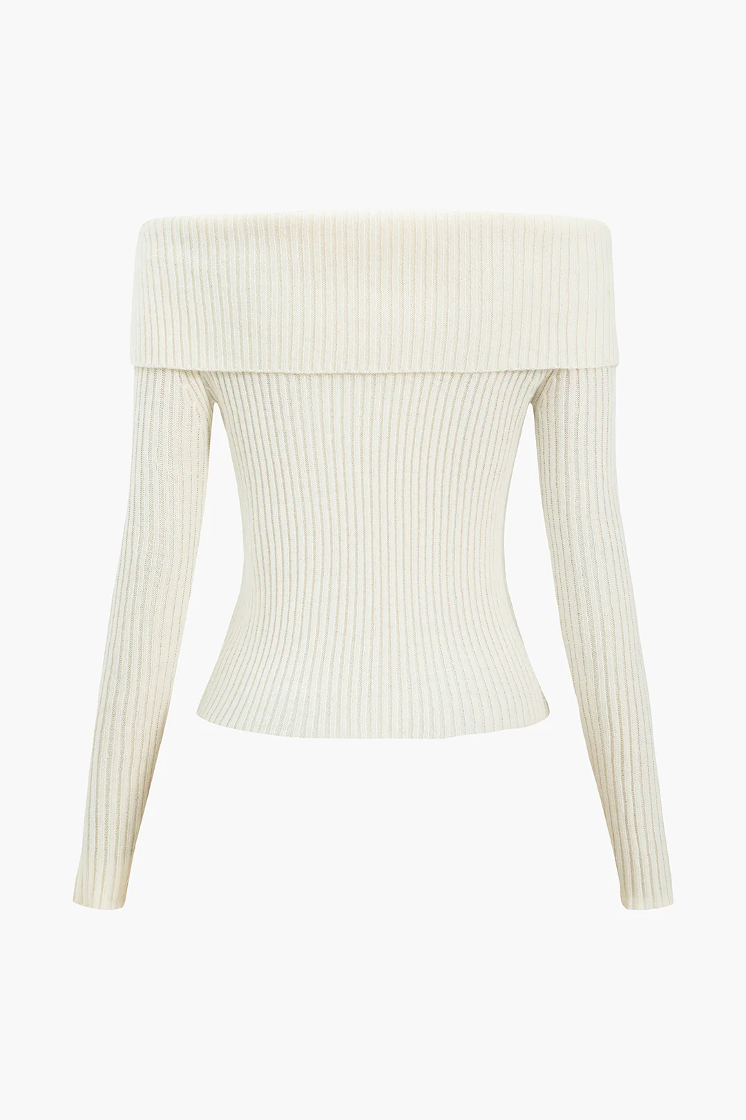 Knit Off Shoulder Long-Sleeve Top