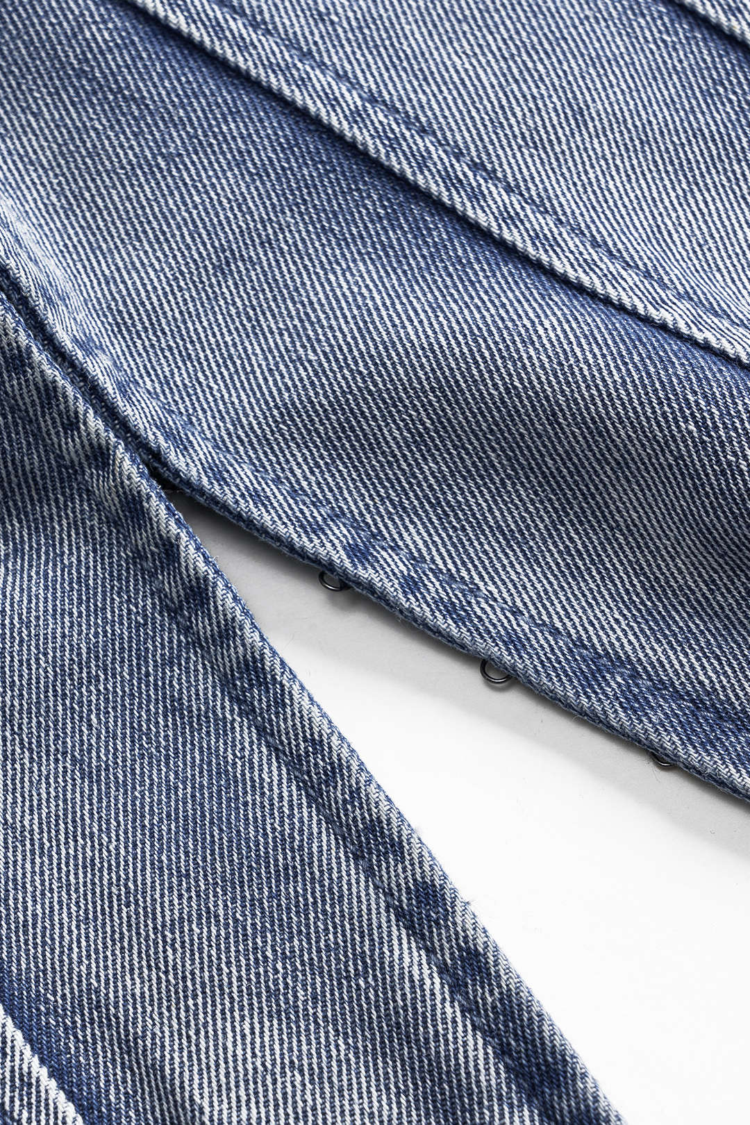 Denim Patchwork Sleeveless Top