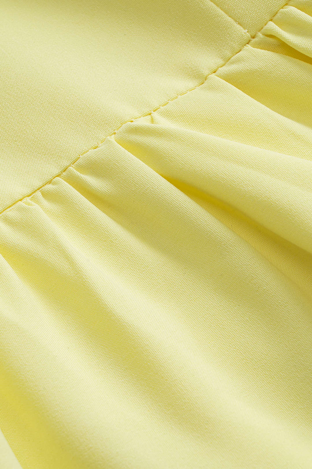 One-Shoulder Short-Sleeve Tie-Up Mid-Length Dress