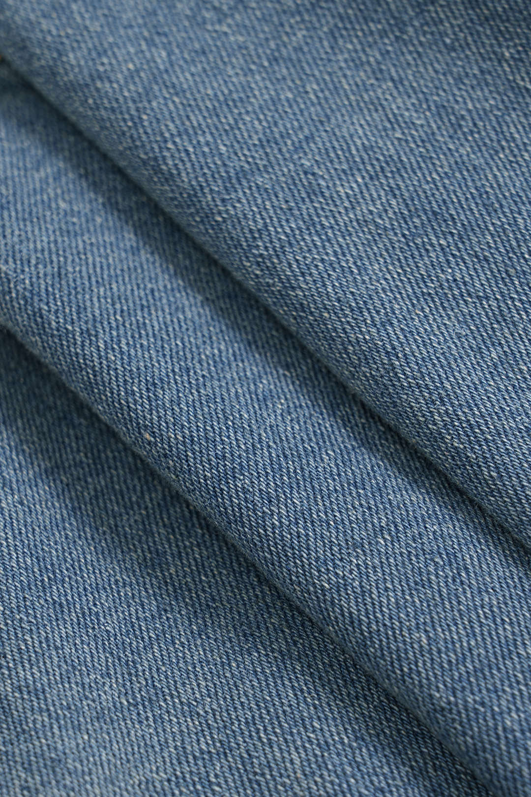 Washed Denim Zipper Crop Top and Pocket Skirt Set