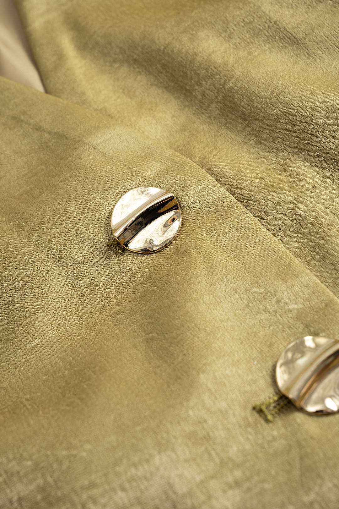 Satin Button Tank Top