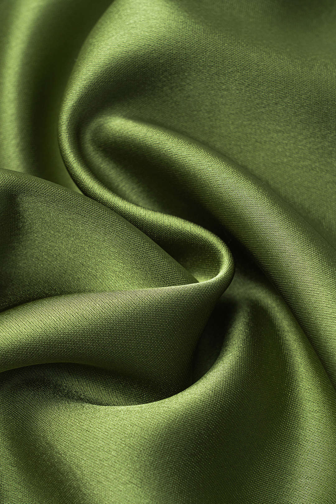 Satin Asymmetrical Ruched Tie Knot Zipper Skirt