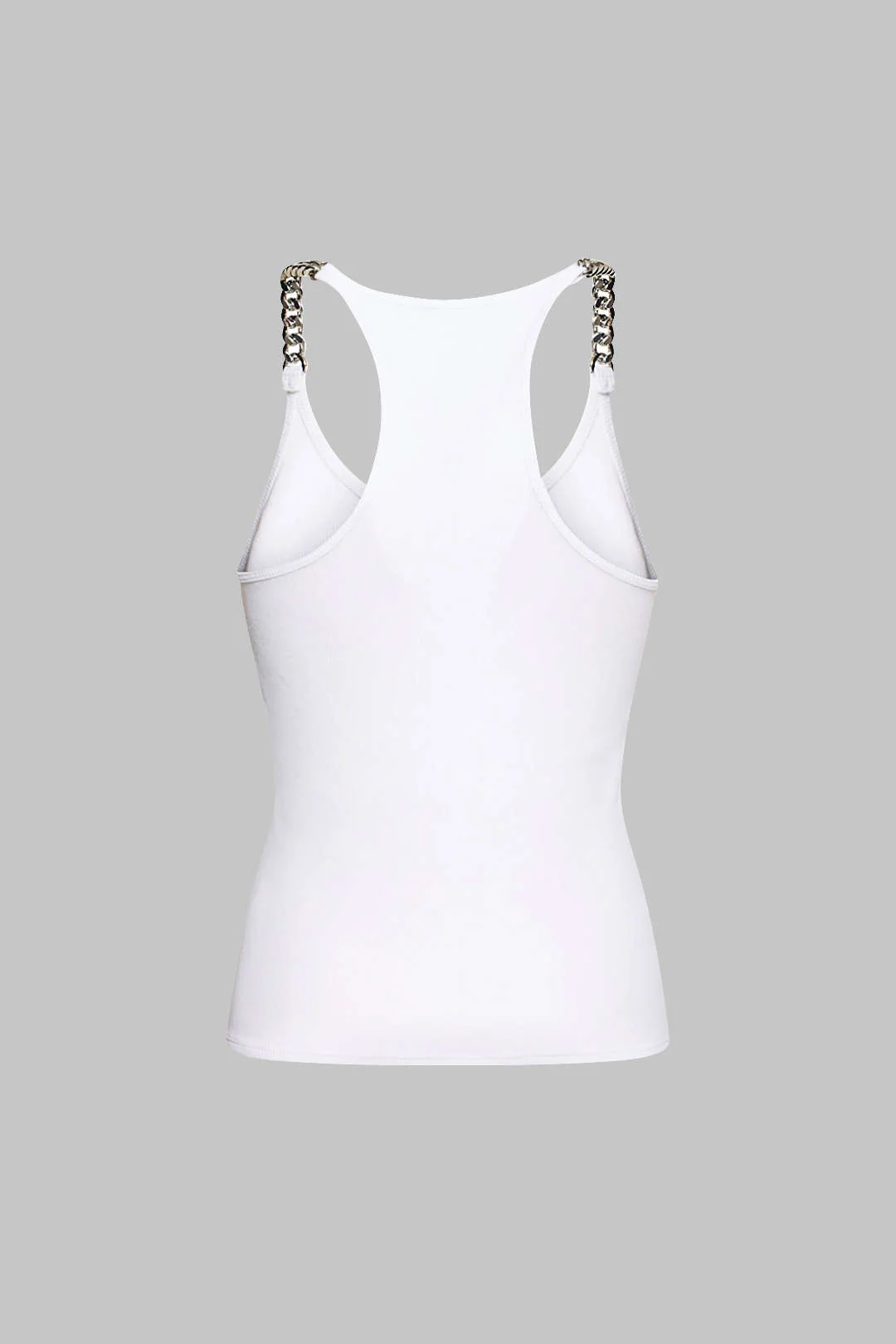 Chain Decor Sleeveless Tank Top