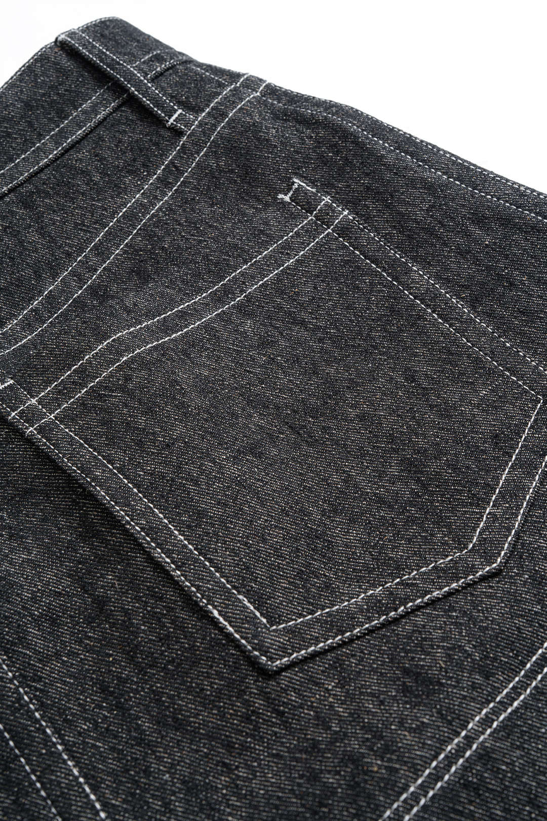 Denim Button Mini Skirt