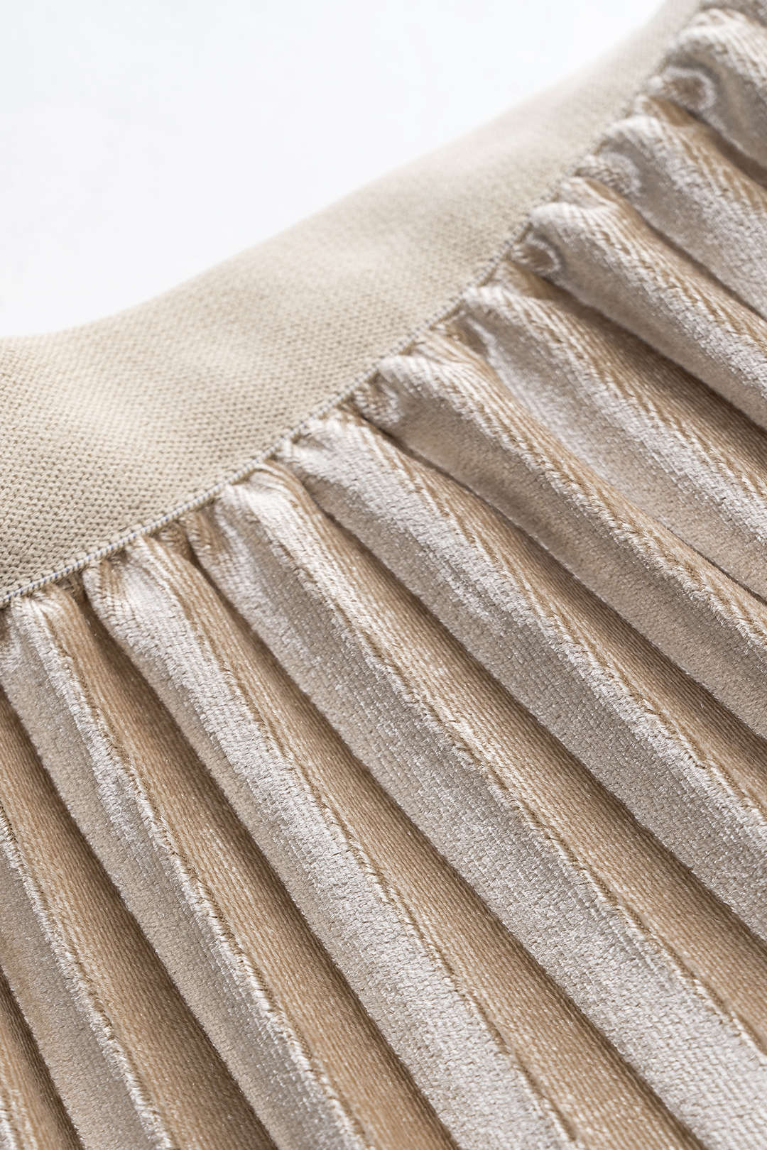 Velvet Pleated Women's Skirt