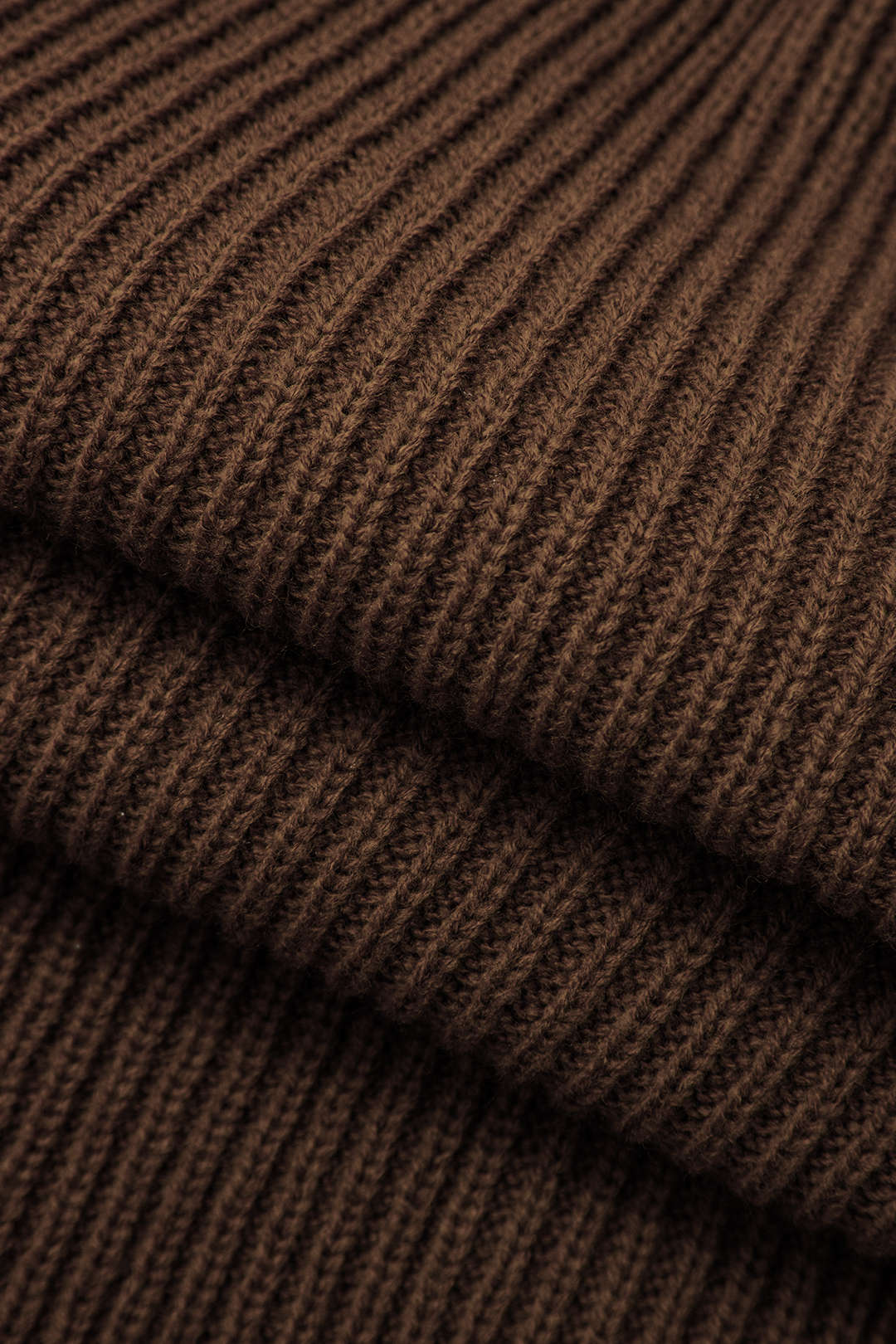 Plus Size Ribbed Knitted Skirt