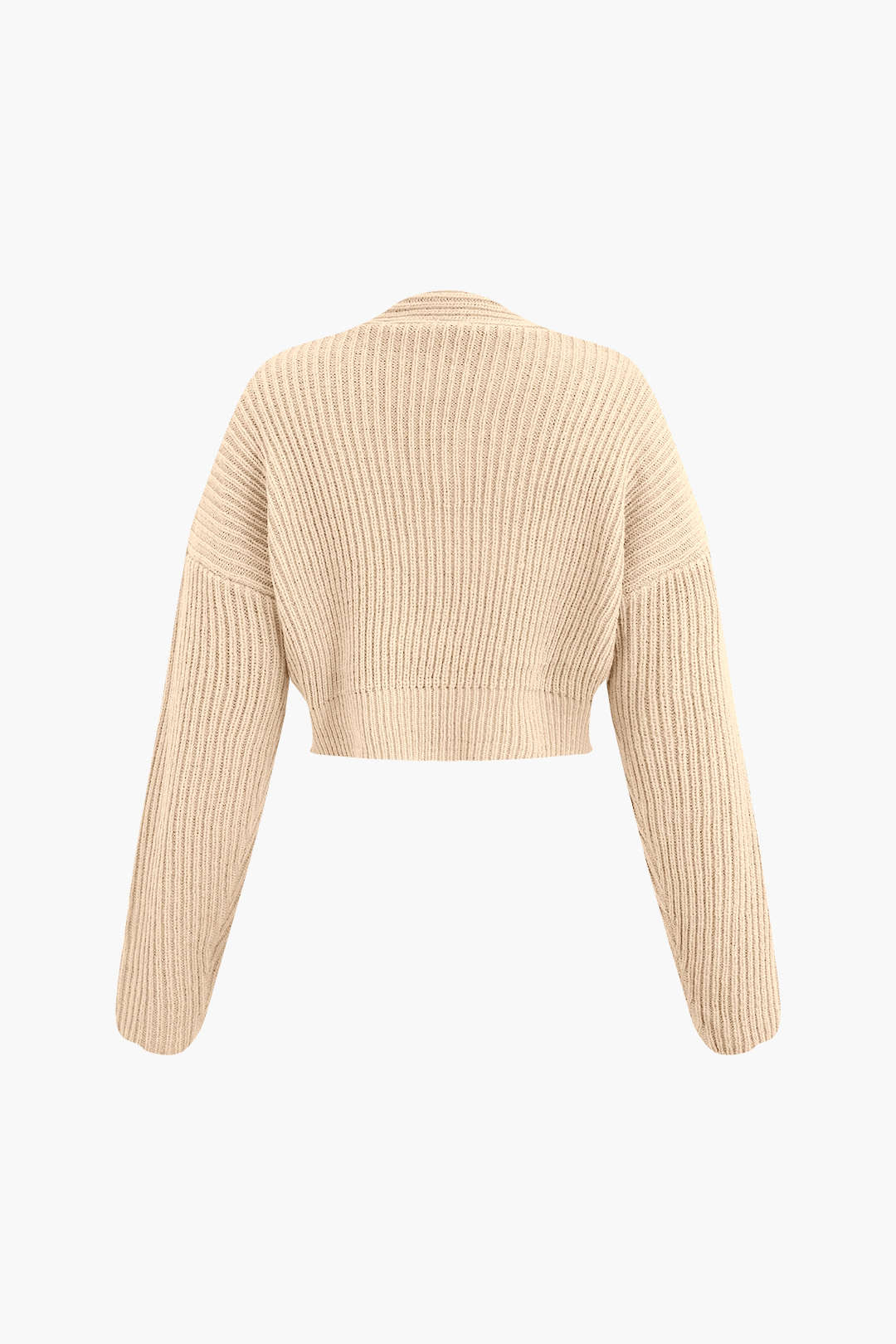 V-neck Long Sleeve Sweater and Skirt Set