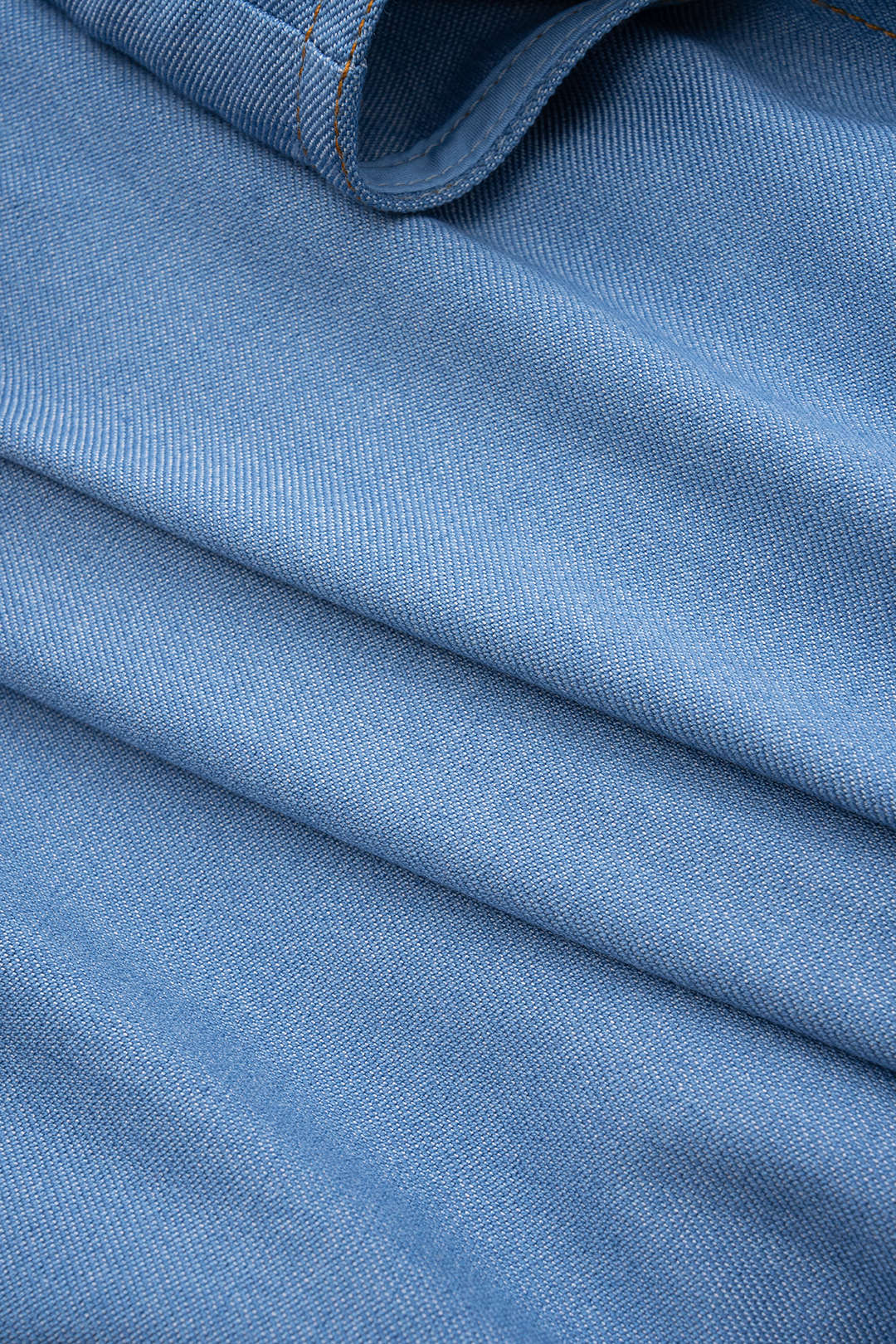 Denim Ruched Tank Top and Zipper Detail Shorts Combo