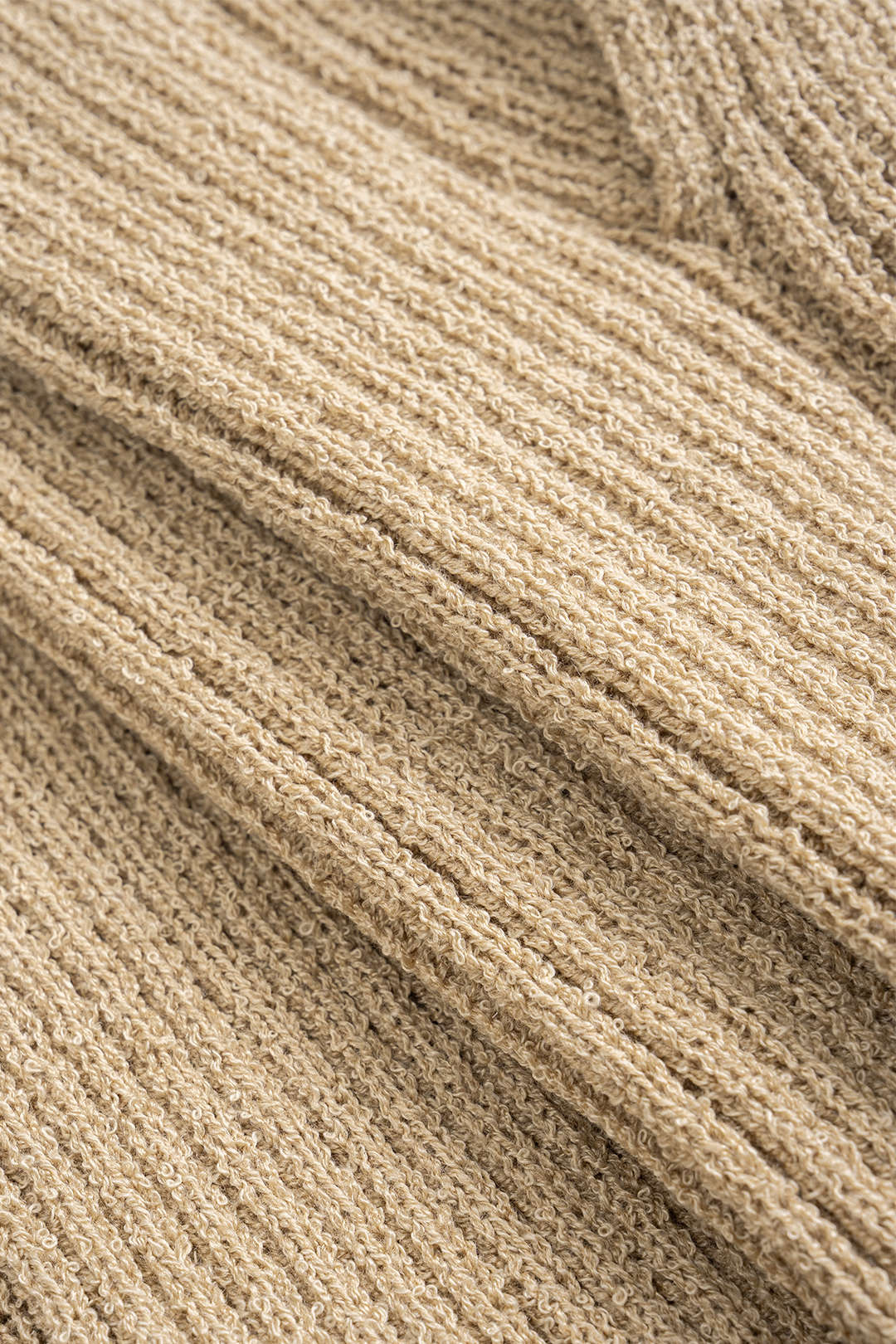 Knit Crossed Slit Women's Skirt