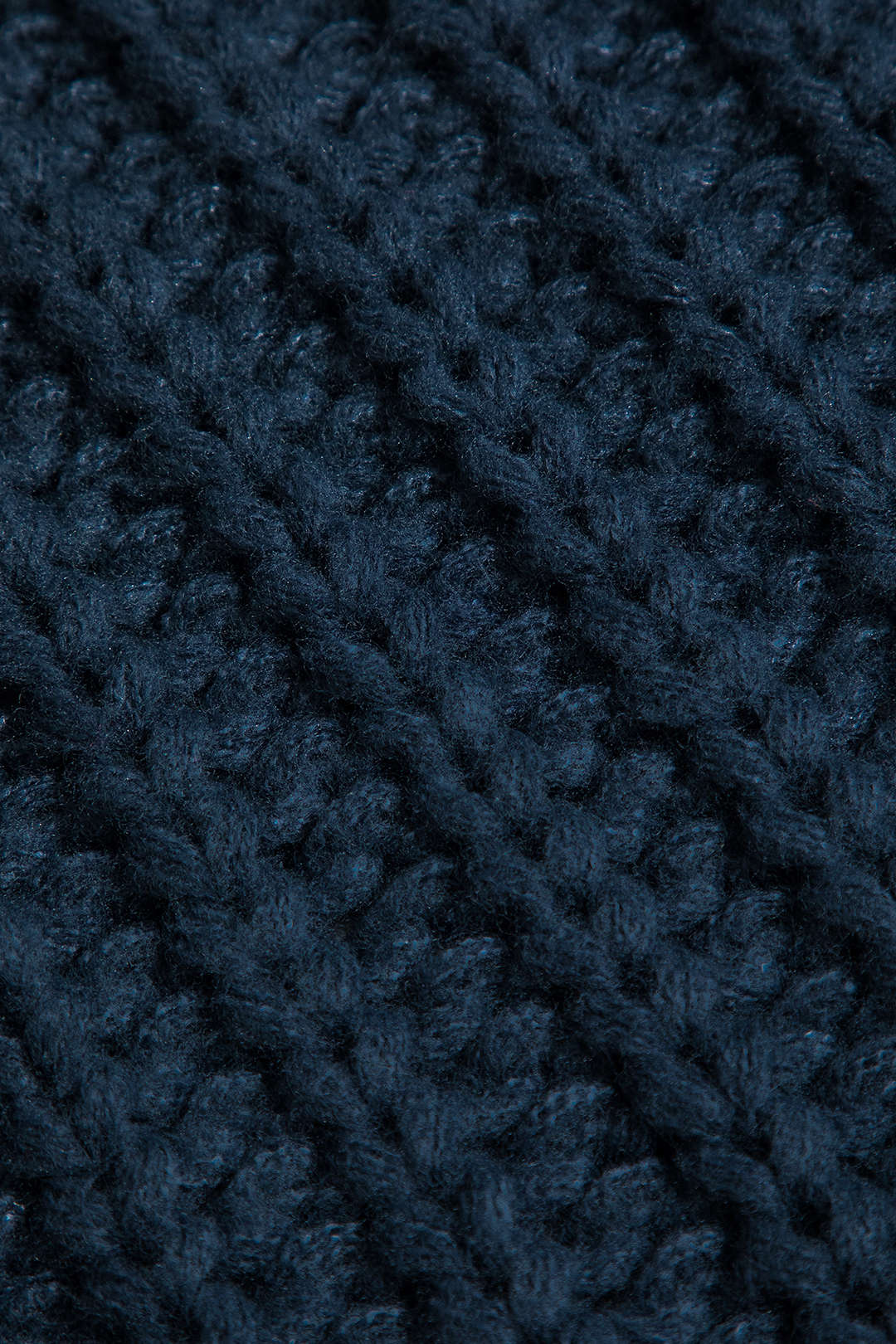 Solid Knitted Button Pocket Cardigan