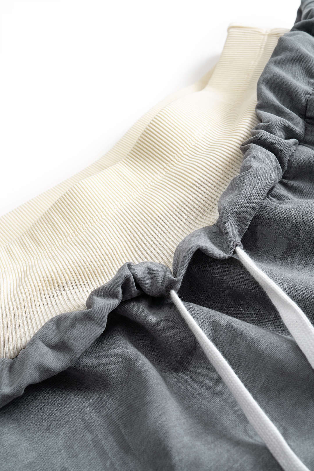 Patchwork Tank Top And Double Waistband Drawstring Skirt Set