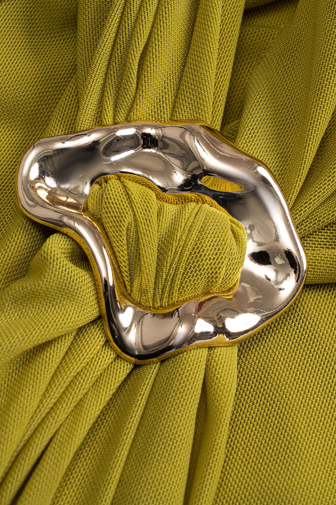 One Shoulder Short Sleeve Mini Dress