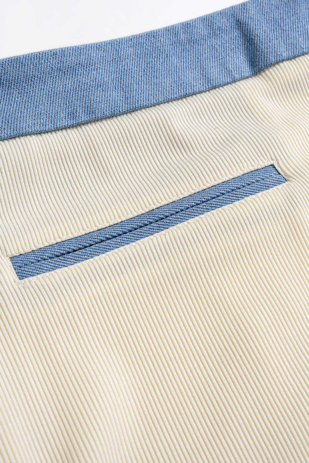 Patchwork Metallic Button Tank Top and Pocket Skirt Outfit Set