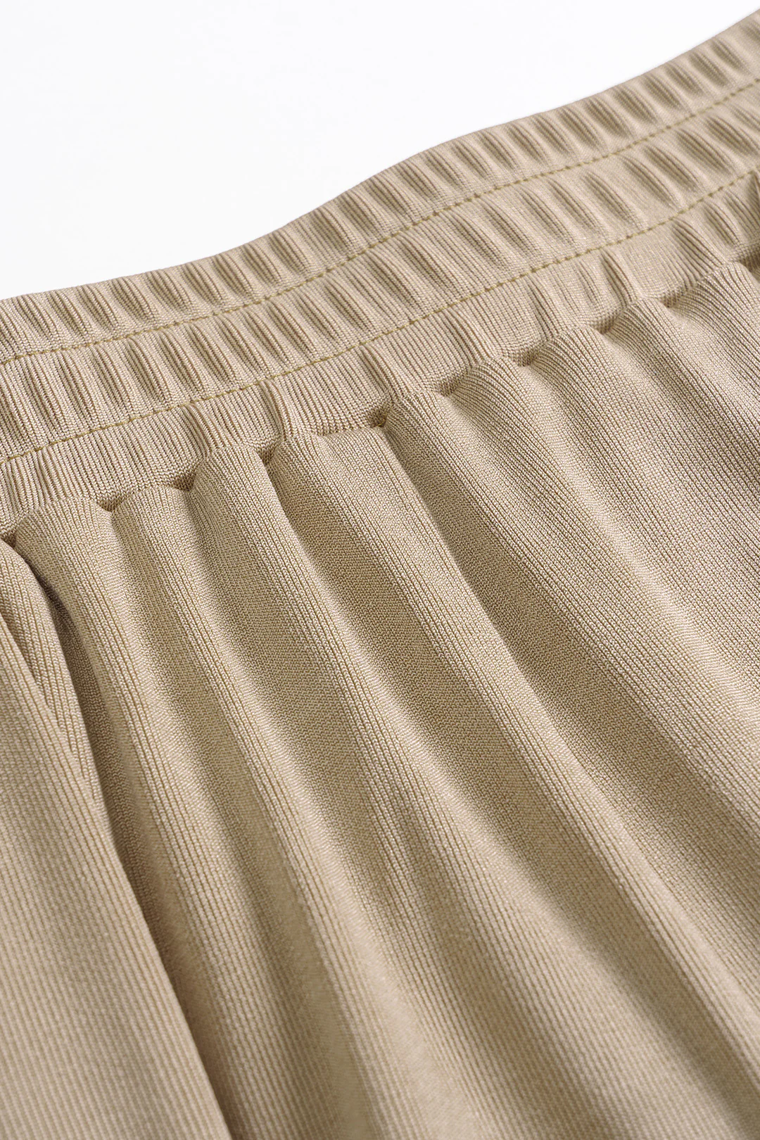 Asymmetrical Ruched Tube Top And High Waist Trousers Set