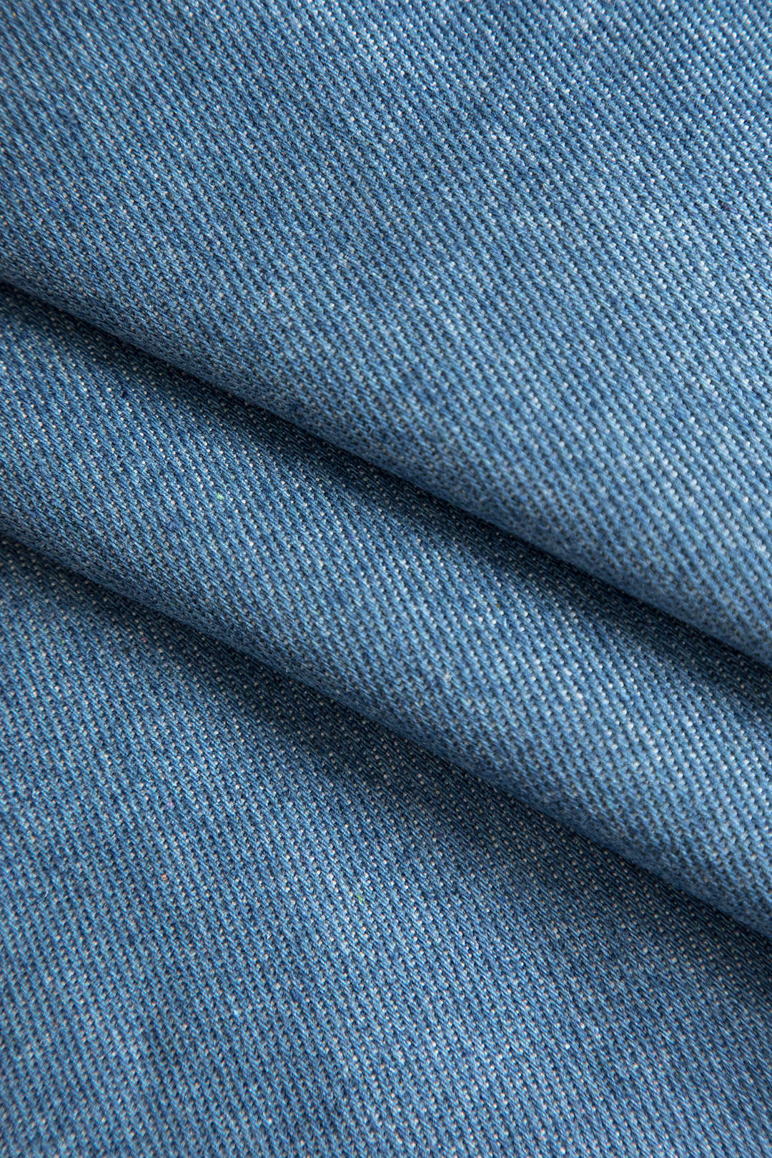 Asymmetric Zippered Denim Skirt